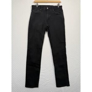 Levis 511 Jeans Men 31x32 Faded Black Stretch Denim Pants Slim Skinny Dark Goth